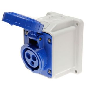 Industrial panel socket 3 Pole 230V 16A