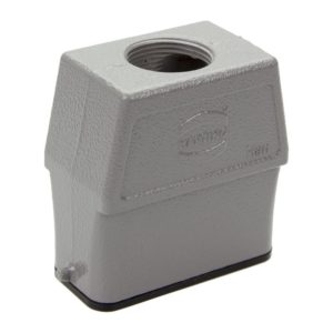 Industrial connector hoods HAN 16 A Top entry single locking 19200160446