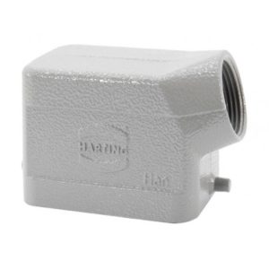 Industrial connector hoods HAN 24B side entry Single locking 19300241542