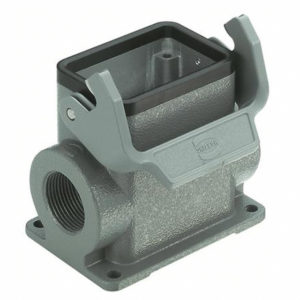 Industrial connector Housing HAN 16B surface mounted single locking 19300160291