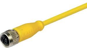 Circular Double ended cord 1/2'' 3Pole 250V IP 67 BALLUF BCC0JMU